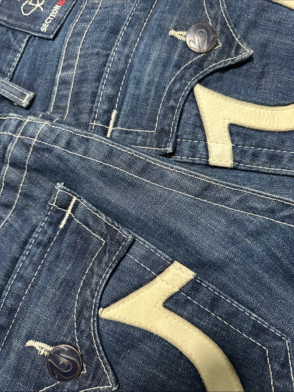 True Religion 29.5” Straight‎ Blue Jeans Size 32